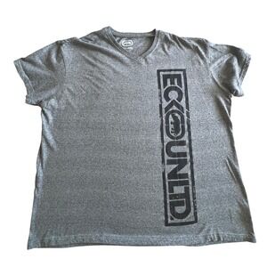 Ecko Unltd Graphic T Shirt 4XL V Neck Soft Casual Tee Streetwear‎ Hip Hop Punk